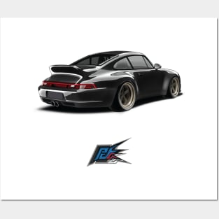 guntherwerks porsche 993 Posters and Art